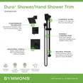 thumbnail image 4 of Symmons 3695STN15TRM Duro Hydromersion Pressure Balanced Shower System - Nickel, 4 of 5