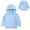 Light Blue, variant on Hoodies For Teens Boys Toddler Boys Girls Pullover Fleece Sweatshirt Children Solid Plus Babies Hooded Color Top Coat Tops Sweatshirts Hoodies Size 10 12 14-16 Brown