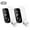 White-2pcs, variant on YIIYRY 4MP Solar Outdoor Security Cameras Wireless,PIR Detection Color Night Vision, AI Motion Detection,Outside WiFi Cameras for Home Security,2-Way Audio