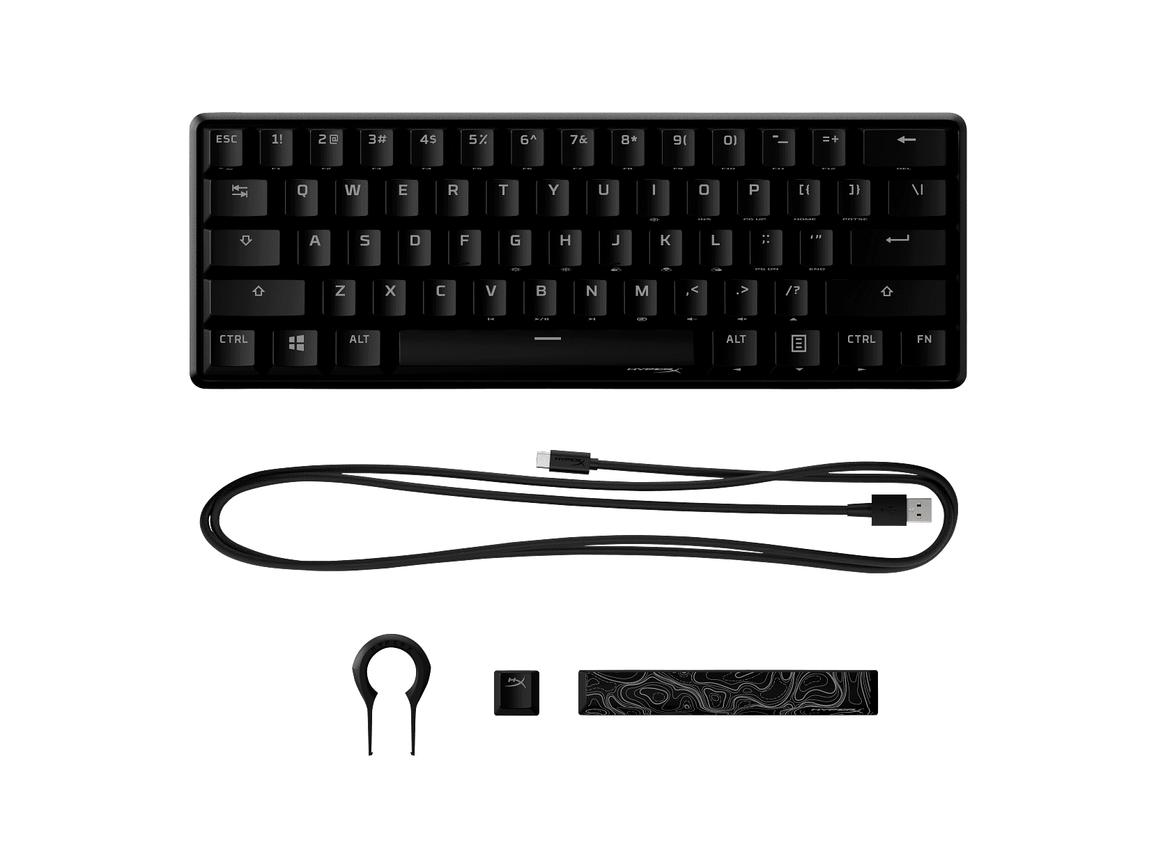 HyperX Alloy Origins 60 - Mechanical Gaming Keyboard - HX Aqua - US Layout