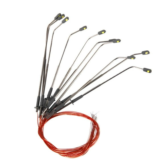 10Pcs 3V LED Lamp Train Railroad Park Sand Table Layout 1:150 N