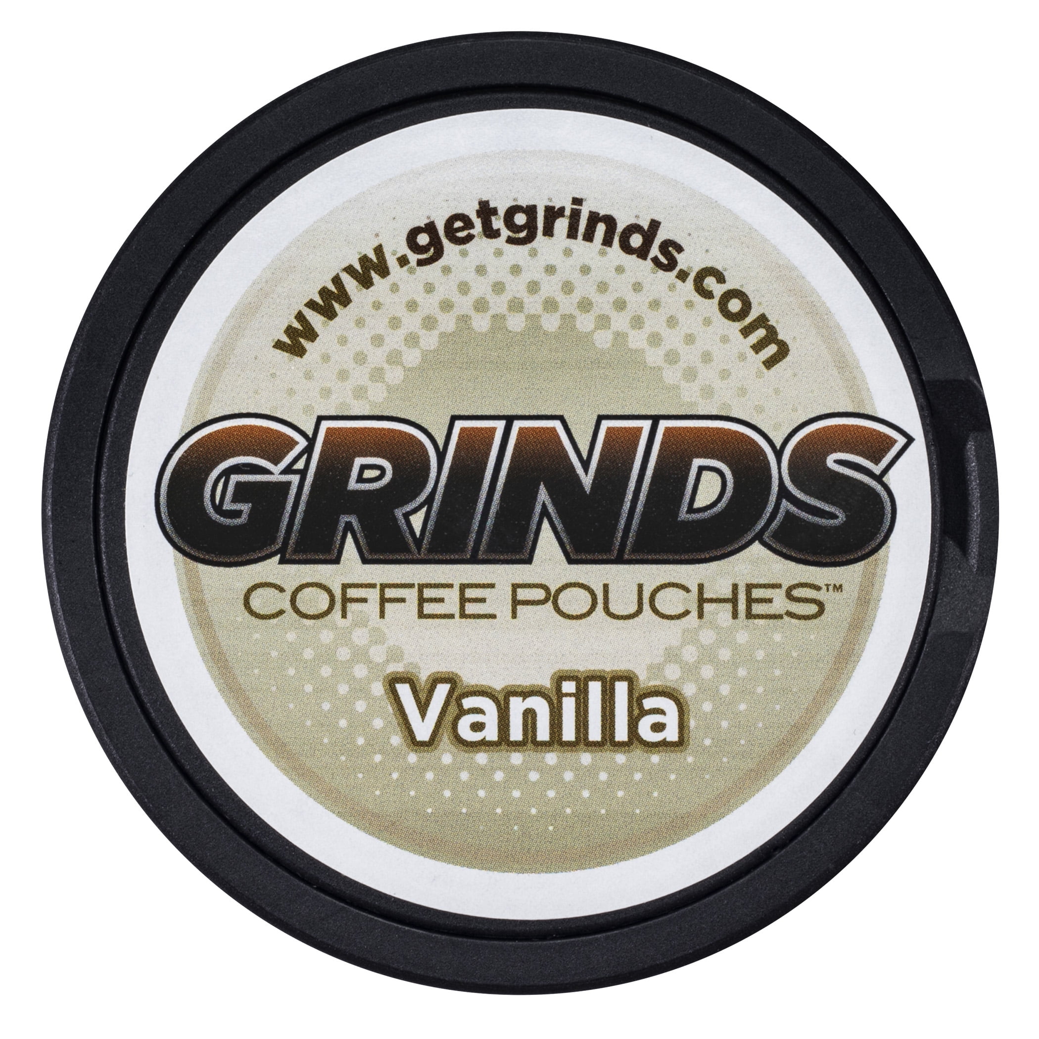 Grinds Coffee Pouches 10 Cans of Vanilla Tobacco Free, Nicotine