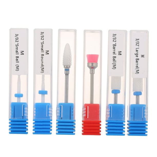 Nail Drill Bits Ceramic Nail Drill Bit Set for Acrylic Gel Nail