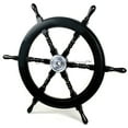 thumbnail image 1 of Ship Wheel Black - Aluminum Hub - (20 Inches, Black), 1 of 5