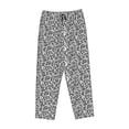thumbnail image 4 of Goofa Weave Geometric Printed Soft Pajama Pants for Women, Wide Leg Comfy Casual Lounge Yoga Pants-Medium, 4 of 9