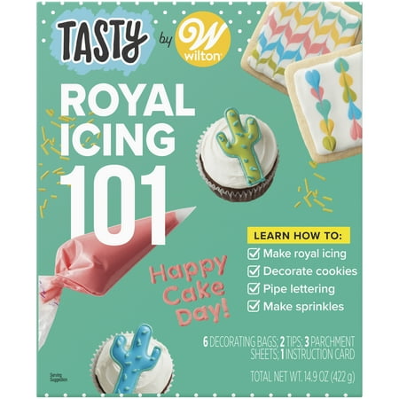 Tasty By Wilton Royal Icing 101 Kit Walmart Com