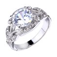 thumbnail image 1 of Anillo HUOGUO Fashion Diamond para mujer en aleación, 1 of 4