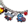 thumbnail image 3 of Marvel The Avengers Chibi Characters 15mm Enamel Charm Silver Chain Bracelet, 3 of 7