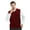Wine Red, variant on Toptie Men Business V-Neck Knitted Sweater Vest, Cotton Fit Casual Solid Plain Sleeveless Pullover-Navy-L