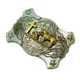 thumbnail image 3 of Moranse Religion Cross Cowboy Kneeling Prayer And Horse Design Belt Buckles, 3 of 5