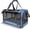 Blue, variant on CTUER Pet Carrier for Large Cat Soft-Sided Animal Traveling Bag for Medium Cat up to 20lbs / Washable Small Dog Puppy 10 lbs Crate Case with Privacy Curtains for Home Outdoor Travel