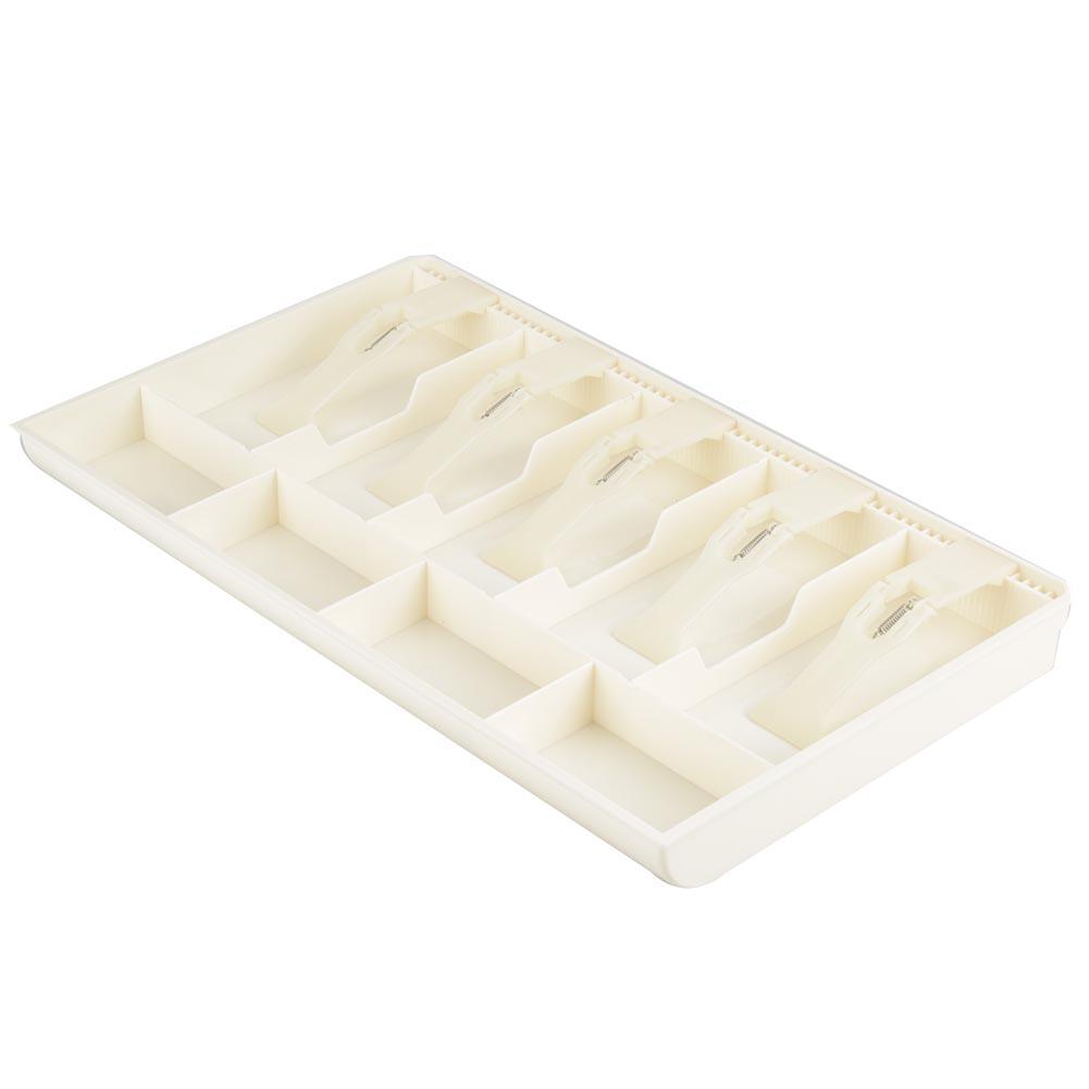LYUMO Cash Tray, Cash Drawer,Five Grids Cash Drawer Register Insert