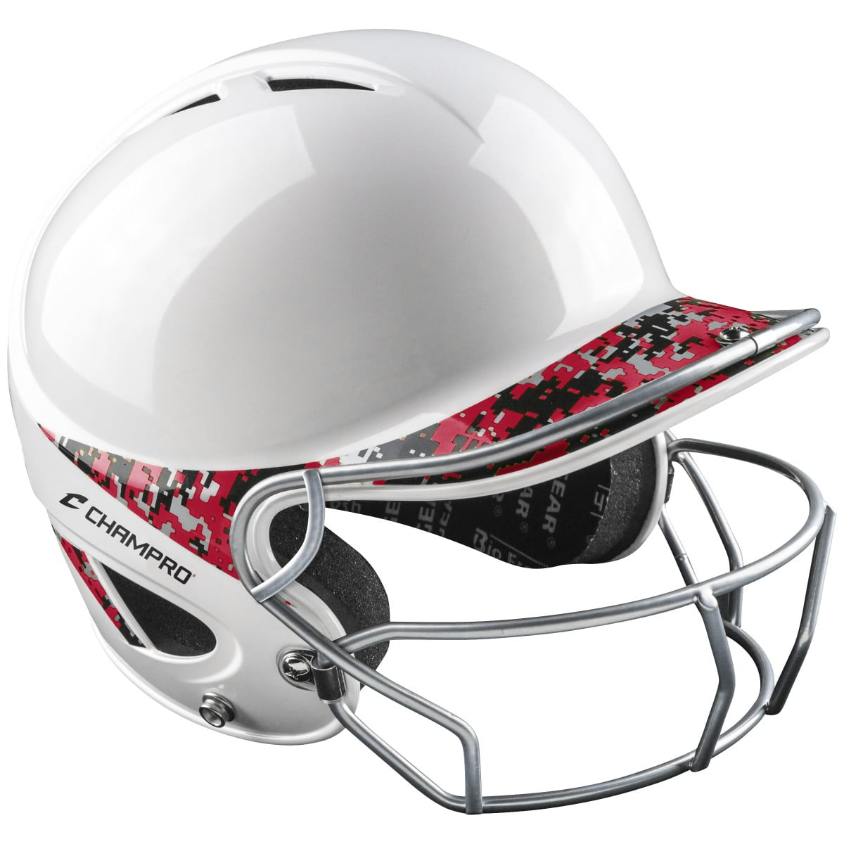 Champro TwoTone Gem Gloss Fastpitch Batting Helmet w/ Mask