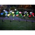 thumbnail image 4 of Vikakiooze Gardening Items, Led Solar Rose Flower Transparent Butterfly Combination Ground Lamp Lawn Lamp, 4 of 9
