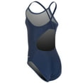 thumbnail image 5 of Sporti Solid Thin Strap One Piece Swimsuit, High Cut, Unpadded, Athletic (Girls), 5 of 7