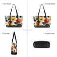 thumbnail image 6 of FORMRS Canvas Laptop Tote Bag for Women with 15.6" Computer Compartments Shoulder Handbag, Floral Pattern, 6 of 7