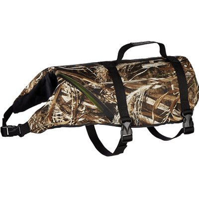 camo dog life vest
