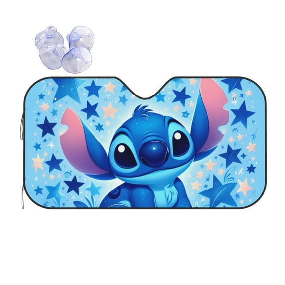 Front Windshield Sun Shade Stitch Folding Shield UV Ray Blocks Visor Protector for Car Truck SUV Medium