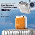 thumbnail image 2 of Meigline Mini Shaver, Meigline Shaver Mini Electric Razor, Minis Electric Explosive Shavers, Beard Shavers Minis and Portable Suitcase Design, Ipx7 Waterproof, for Men Home Travel (1PC*White), 2 of 7