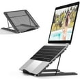 thumbnail image 1 of Laptop Stand, Ventilated Laptop Stand, Adjustable Ergonomic Laptop Stand Lightweight Foldable Bed Table for MacBook Air Pro, PC, iPad, Notebook, Tablet (11-15 Inch), 1 of 5