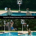 thumbnail image 5 of Bezliving Pool Basketball Hoop, Height Adjustable 3.9" to 6.9", Blue PE Frame, Water Base, Includes Air Pump, 8-Inch Rubber Ball, Indoor & Outdoor Use, 5 of 8