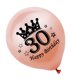 thumbnail image 4 of KAKOWELY 20 globos decorativos de látex con forma de corona y lentejuelas para 30 cumpleaños (10 globos de látex, 10 globos de lentejuelas, oro rosa), 4 of 4