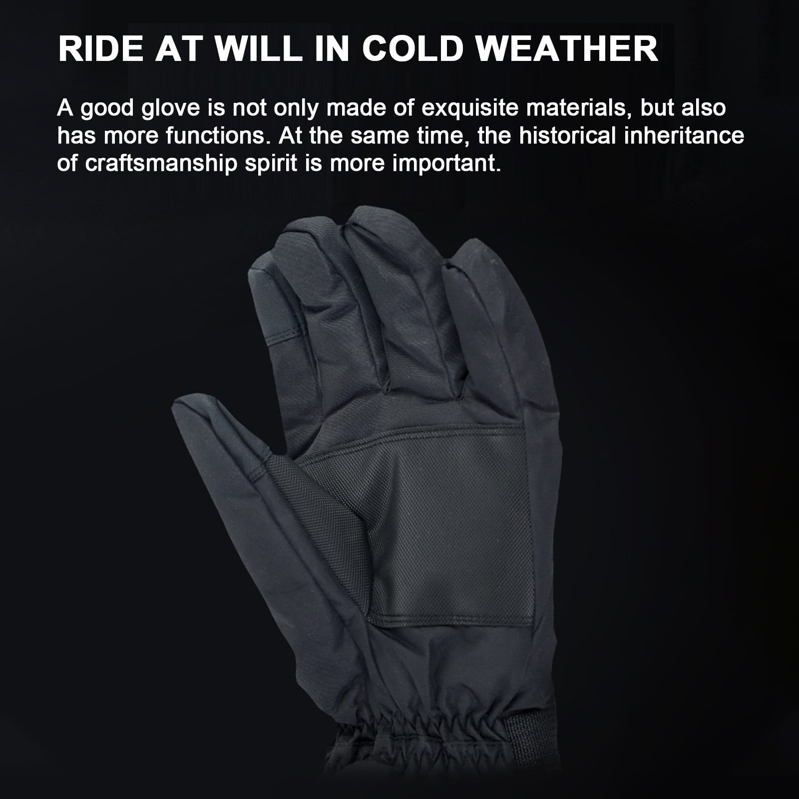 Dwaogom Heated Glove Liners for Men Women, Patchwork Rechargeable Five-finger Heating Gloves Sports Ski Riding Warm Gloves