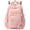Pink, variant on Large School Backpack for Girls Boys Lightweight Spacious Kids Bookbag with Multiple Pockets for Middle School College, Pink