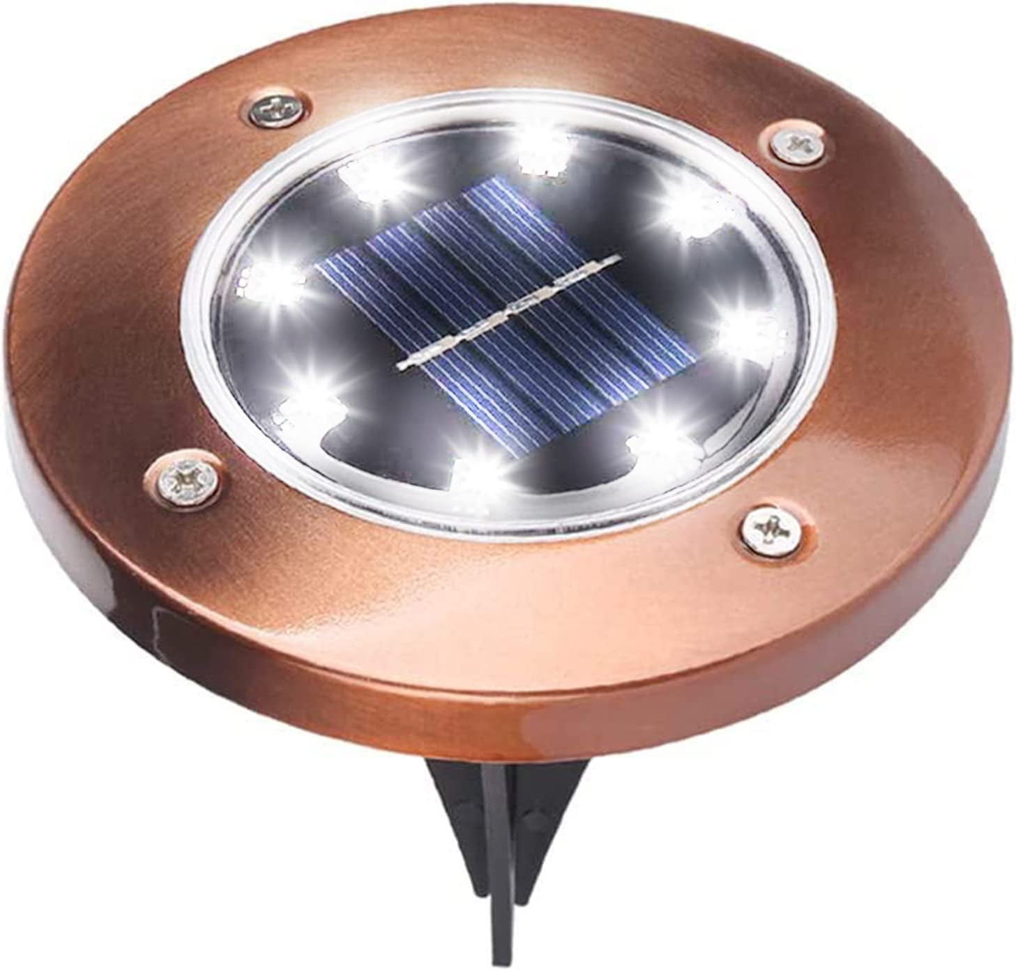 Solar Ground Light 1 Pack Garden Pathway Outdoor Waterproof InGround