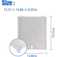 thumbnail image 2 of HPF30 S99010430-002 Range Hood Filter for Broan Nutone 99010430-002 4512880 Aluminum Mesh Grease Range Hood Replacement Filters, 2 of 6