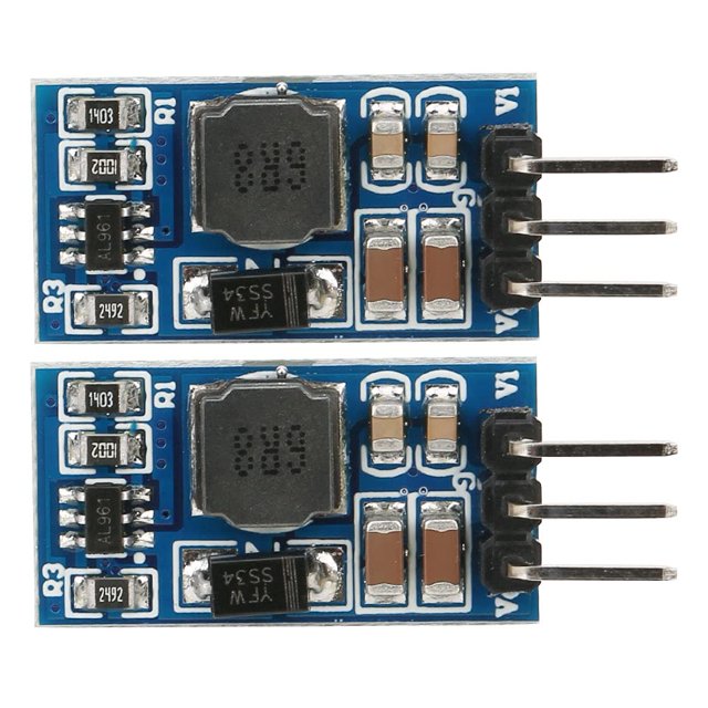 HUGFEGWE 2Pcs DC DC Step Up Module Boost Converter for LED Motor 7W 2.6-5.5 to 5v 6v 9v 12V ND0412SA (9V) CJB91-16396