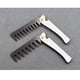 thumbnail image 4 of Peine plegable de acero inoxidable con mango, portátil, de bolsillo, para estilizar el cabello, ideal para esposos, padres y hombres (diente estrecho)., 4 of 7