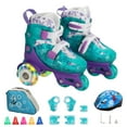thumbnail image 7 of Eurhowing Kids Roller Skates with Light-Up Wheels, 4-Size Adjustable Skates with Three-Point Balance System & Protective Gear, Outdoor Skates for Boys & Girls, Green, 7 of 7