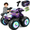 Purple, variant on HNH Remote Control Mosnter Truck, RC Cars with Mist Spray, Two Batteries | RC Truck with Music & LED Light, 360° Stunt Spins Monster Truck Toys for Boys 4-7, 40+ Mins Battery Life