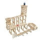 thumbnail image 1 of MindWare KEVA Contraptions 400 Plank Wooden Building Blocks Set - Ball Maze and Ball Run – 400 Precision Cut Wooden Planks, 2 KEVA Balls and Idea Book, 1 of 5