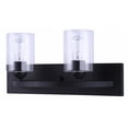 thumbnail image 4 of IVL370A02BK Canarm Inc Hampton - 2 Light Bath Vanity-8.5 Inches Tall and 6.5 Inches Wide-Black Finish, 4 of 4