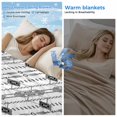 thumbnail image 2 of Black Geometric Cooling Blanket,Lightweight Breathable Summer Throw Blanket with Double Sided Cold Effect,Boho Ethnic Modern Abstract Art Aesthetics Picnic Blankets Bed Sheet for Hot Sleepers 60"x80", 2 of 8