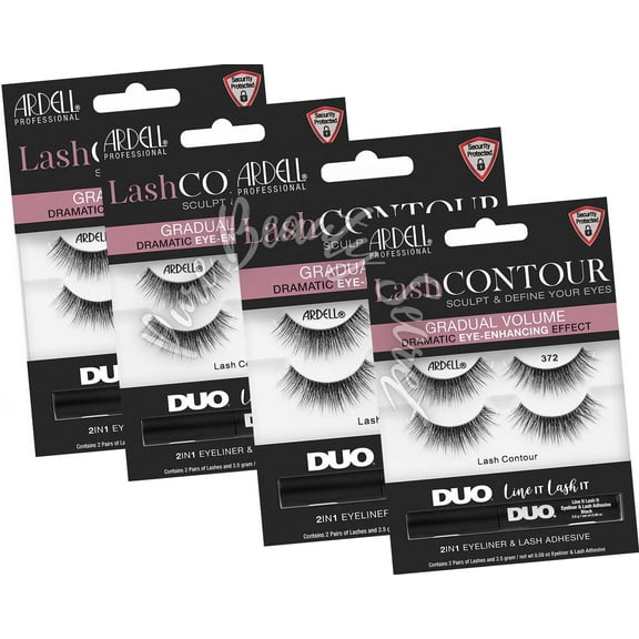 Ardell - 2 Pairs - Lash Contour 372 x 4