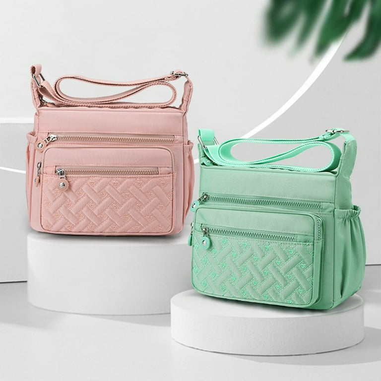 Nylon Shoulder Bag Crossbody Purse Wide Application Comfortable to