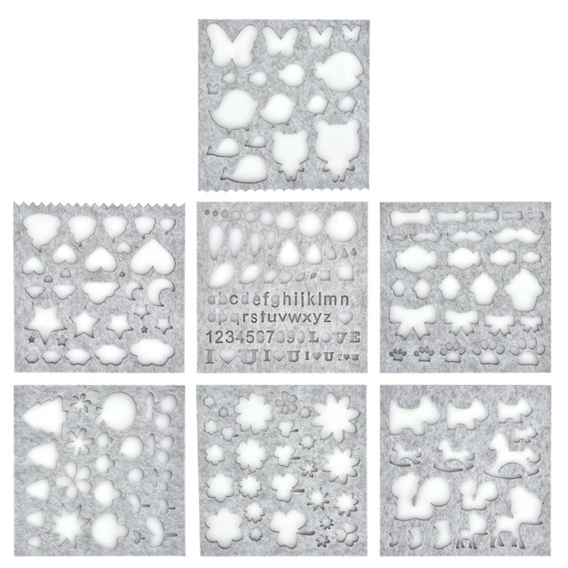 Inteprter Kit de herramientas de plástico para manualidades de fieltro de aguja, juego de fieltro hecho a mano, juguete de alfombra, decoración del Type3 NO3 Inteprter HA008951-04
