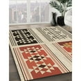 thumbnail image 3 of Ahgly Company Machine Washable Indoor Square Transitional Khaki Gold Area Rugs, 3' Square, 3 of 7