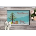 thumbnail image 2 of Carolines Treasures CK4736JMAT 24 x 36 in. Ukrainian Levkoy No.2 Cat Merry Christmas Indoor or Outdoor Mat, 2 of 3