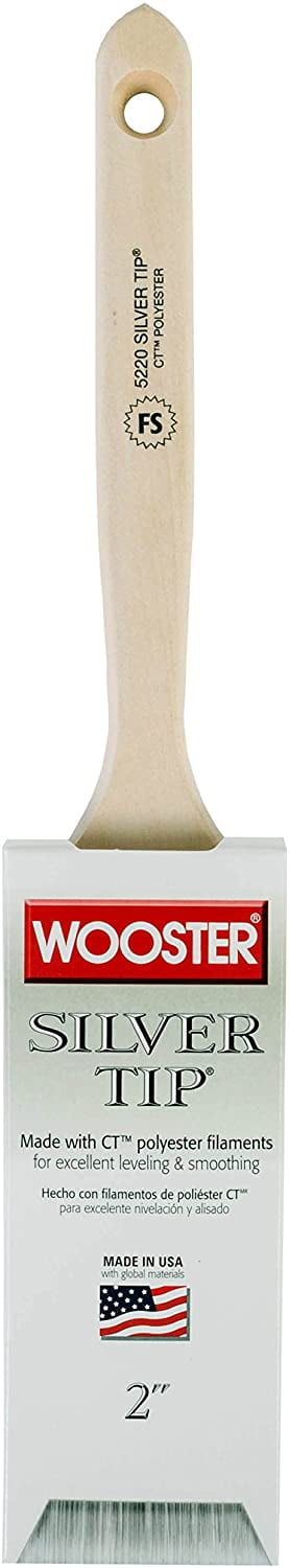 2-Inch Wooster Brush 5220-2 Silver Tip Flat Sash Paintbrush 