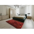 thumbnail image 4 of Ahgly Company Indoor Rectangle Mid-Century Modern Red Oriental Area Rugs, 6' x 9', 4 of 6