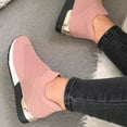 thumbnail image 4 of 2023-hmwy-women Slip On Trainers Running Sneakers ShoesPink36, 4 of 5
