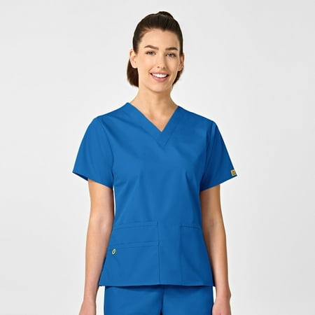 

WonderWink Origins 6016-Bravo-Women s V-Neck Scrub Top
