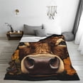 thumbnail image 5 of Vsdgher Sunflower Butterfly Cow Ultra-Soft Micro flannel Blanket Throw Blankets for Couch Sofa, Bed (4 sizes)-50"x40", 5 of 7