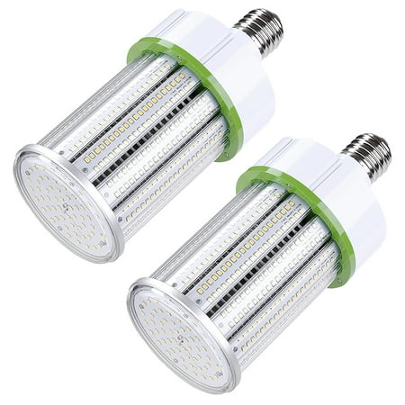 

DELight 80W LED Corn Light Bulb 5000K Daylight White E39 Garage Factory Warehouse 2 Pack