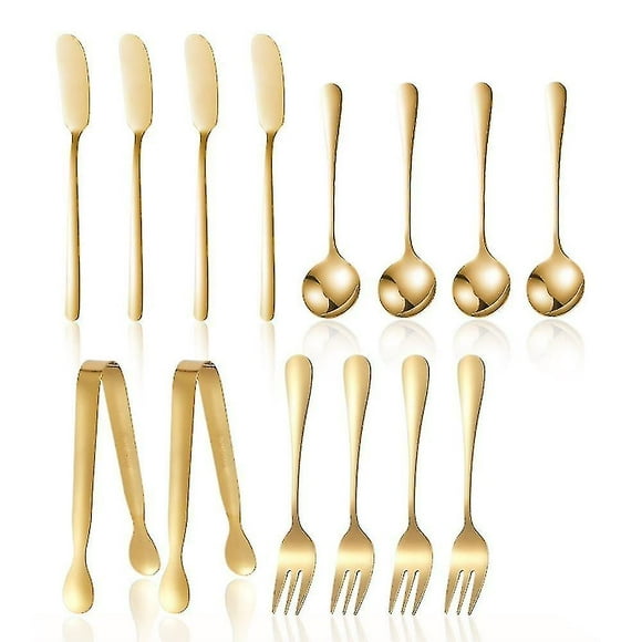 14 Pieces Cheese Butter Jam Spreader Knives Set Stainless Steel Cheese Slicer Butter Spreader Knives Charcuterie Boards Utensils Mini Serving Tongs Sp