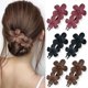 thumbnail image 1 of Yonoy - 6 pinzas para el pelo con diseño de flores, estilo francés mate, para todo tipo de cabello, antideslizantes, elegantes accesorios para el cabello para mujeres y niñas., 1 of 1